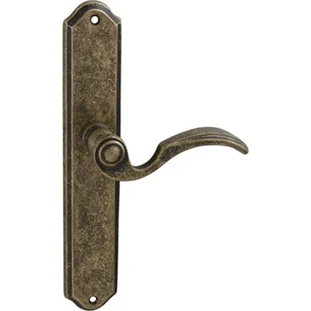 Dveřní kování MP KOVÁNÍ NI - RAMA Provedení: BB (pokojový klíč), Povrch: OBA - Antik bronz, Rozteč: 90 mm