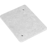 Tepelně izolační podložka PI 80 2ZT 104x80x5mm určená pod lištové krabice určené k instalaci dvojzásuvek Tango