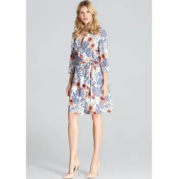 Dámské oblečení Květinové šaty M680 Pattern 107 Velikost: L