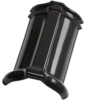 Střešní krytina TONDACH Hřebenáč drážkový engoba 210 x 420 mm černý