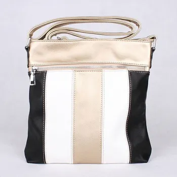 Kabelka Střední zlatá crossbody kabelka ROMINA & CO 313