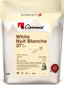 Čokoláda Carma Nuit Blanche bílá čokoláda 37 % 1,5 kg