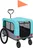 vidaXL Vozík pro psa za kolo a na běhání 2v1 63,5 x 107 x 131 cm, modrý/šedý