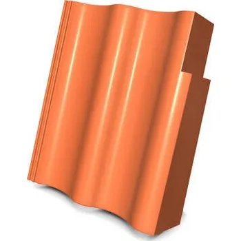 Střešní krytina KMB Hodonka briliant černá taška okrajová pravá