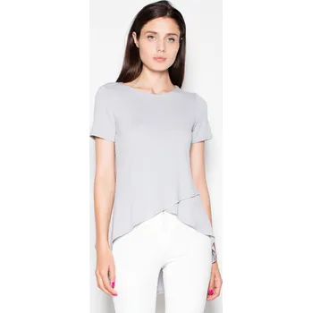 Dámská halenka Asymetrické halenka VT085 Grey Velikost: XL