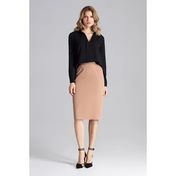 Dámská košile Černá elegantní košile M621 Velikost: S