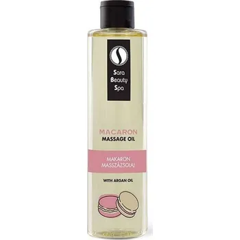 Masážní přípravek Sara Beauty Spa přírodní rostlinný masážní olej - Macaron 250 ml