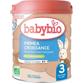 Kojenecká výživa BABYBIO Primea 3 batolecí kojenecké bio mléko 800 g