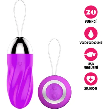 VšeNaSex.cz Bezdrátové vibrační vajíčko USB Sweety