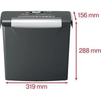 Kancelářská technika Skartovačka Momentum S206, 6 listů, pásky, REXEL