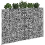 vidaXL Gabionový vyvýšený záhon trapéz…