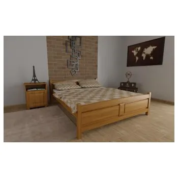 Postel Postel Jolana 140x200 cm masiv - OLŠE + matrace Relax + rošt ZDARMA