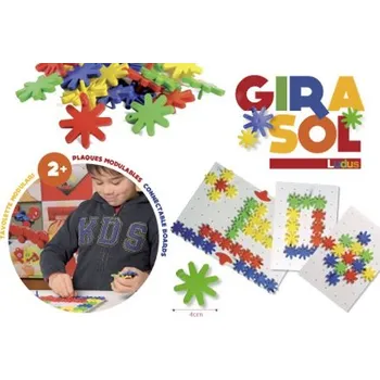 ostatní stavebnice GIRASOL Stavebnice 72 dílů 4 desky