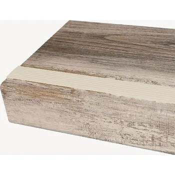 Nášlap na schod Tenký protiskluzový profil I na schody - Krémová / 5 m / 28 mm