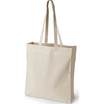 Bavlněná taška 18l KRÉMOVÁ dl. ručky 180g sklad 10cm