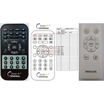 Dálkový ovladač General SENCOR SDF-870 - náhradní dálkový ovladač