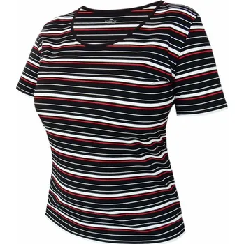 Dámské tričko Dámské tričko, krátký rukáv KIMULA 802 černá/proužek XL