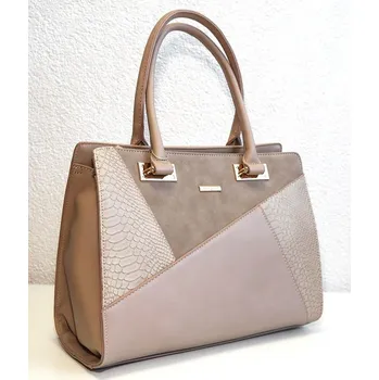 Kabelka David Jones 5529-2 béžovo-hnědá