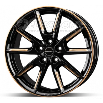 Alu kolo Borbet LX18 Black Gold 8x18 5x112 ET40