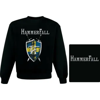 Pánská mikina mikina bez kapuce Hammerfall - Shield