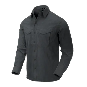 Pánská košile Košile HELIKON Defender MK2 Gentleman - Black/Grey Melange XS