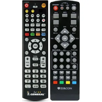Dálkový ovladač General ZIRCON T-HD - náhradní dálkový ovladač
