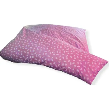 přikrývka Lina Peřina duchna 140x220 cm růžová s bílými peříčky Obsah prachového peří: 80% prachového peří, zbytek obsahuje kvalitní husí drané peří