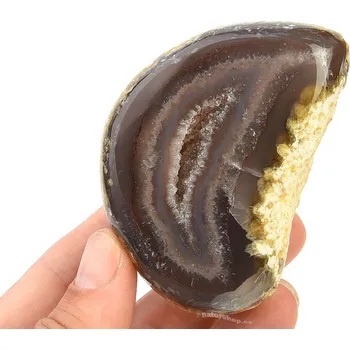 Přírodní kámen Geoda achátu s dutinou 175g