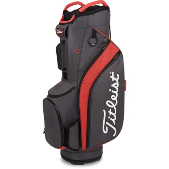 Golfový bag Titleist 14 Cart bag, šedý/korálový