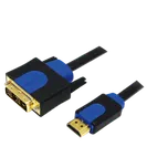 LOGILINK Kabel HDMI 1.3 DVI-D (18+1) vidlice, HDMI vidlice 10m
