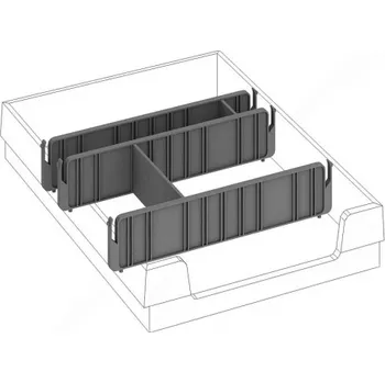 Zásuvkový kontejner HOBIS zásuvkový kontejner DPN dělící příčka