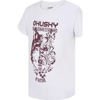 Husky Dětské funkční triko Tash K 122-128, bílá