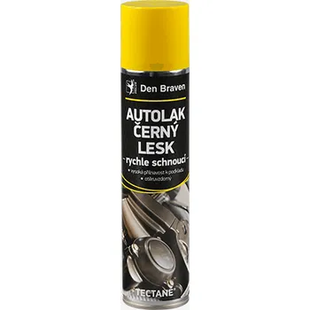 Barva ve spreji Den Braven Autolak černý lesk, sprej 400 ml