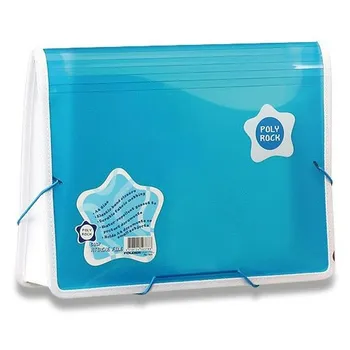 Foldermate Poly Rock A4, modrá