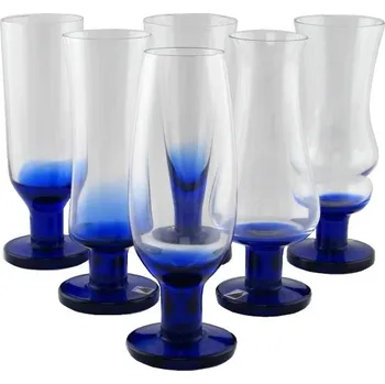 Sklenice Sklenice na šampaňské 150 ml, 6 ks (Originální sada šesti různých sklenic)