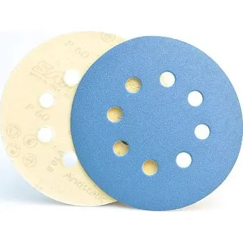 Brusný papír SAIT Disk brusný papír na suchý zip VZF 127 mm P40 F8 SAITAC