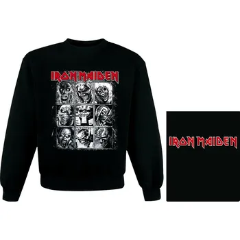 Pánská mikina mikina bez kapuce Iron Maiden - Eddie Faces