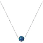 NUBIS® Ocelový náhrdelník s opálem - kulička 6 mm - NBP61-OP01