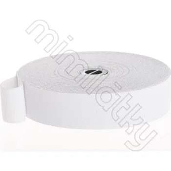 Textilie Pruženka galonová bílá 3cm