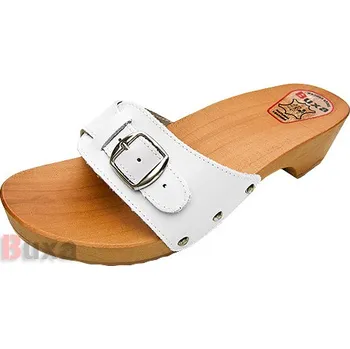 Dámské pantofle BUXA W1 dřeváky bílé 38