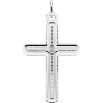 Přívěsek Bealio BEALIO Stříbrný přívěsek KŘÍŽ broušený 03-03374-1287