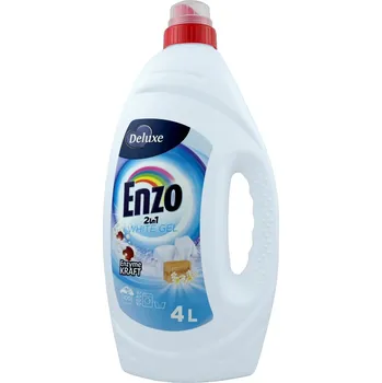 Prací gel ENZO Deluxe 2v1 White Gel 4 l