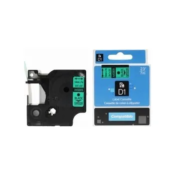 Pásek do tiskárny Kompatibilní páska s Dymo 45809 / S0720890 19mm x 7m, černý tisk / zelený podklad