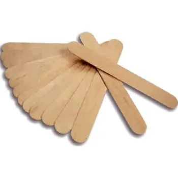 ENII NAILS Špachtle dřevěná na vosk 100 ks