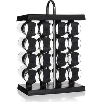 Kořenka Banquet Akcent sada kořenek ve stojánku černá 17 ks