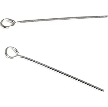 Materiál na výrobu šperku Ketlovací jehly 20x0,7mm z chirurgické oceli Balení - 250Ks