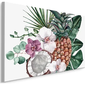 MyBestHome BOX Plátno Tropické Ovoce A Orchideje Varianta: 30x20