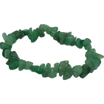 Náramek Ancient Wisdom Nefrit náramek ze vzácných kamenů sekaný 8 cm