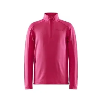 Dívčí mikina Polorolák CRAFT CORE Gain JR růžová 134