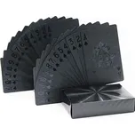 KiK KX7860 plastové pokerové karty černé